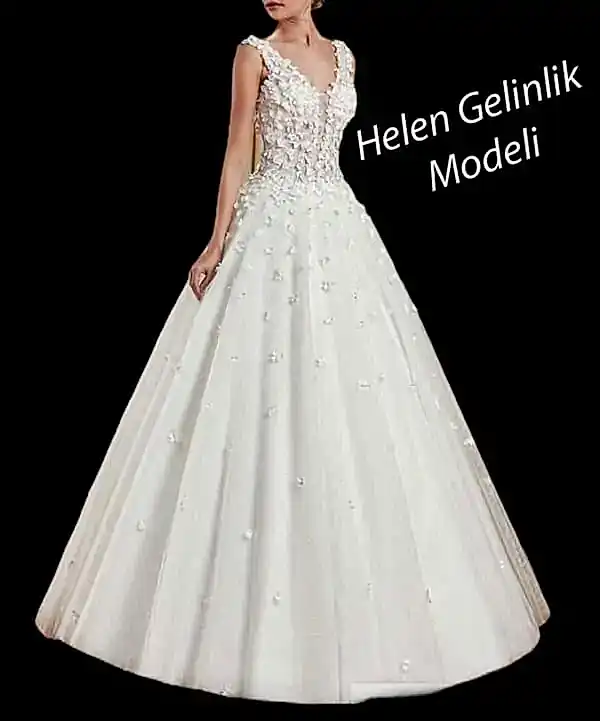 Helen Model Gelinlik Kimlere Yakışır?